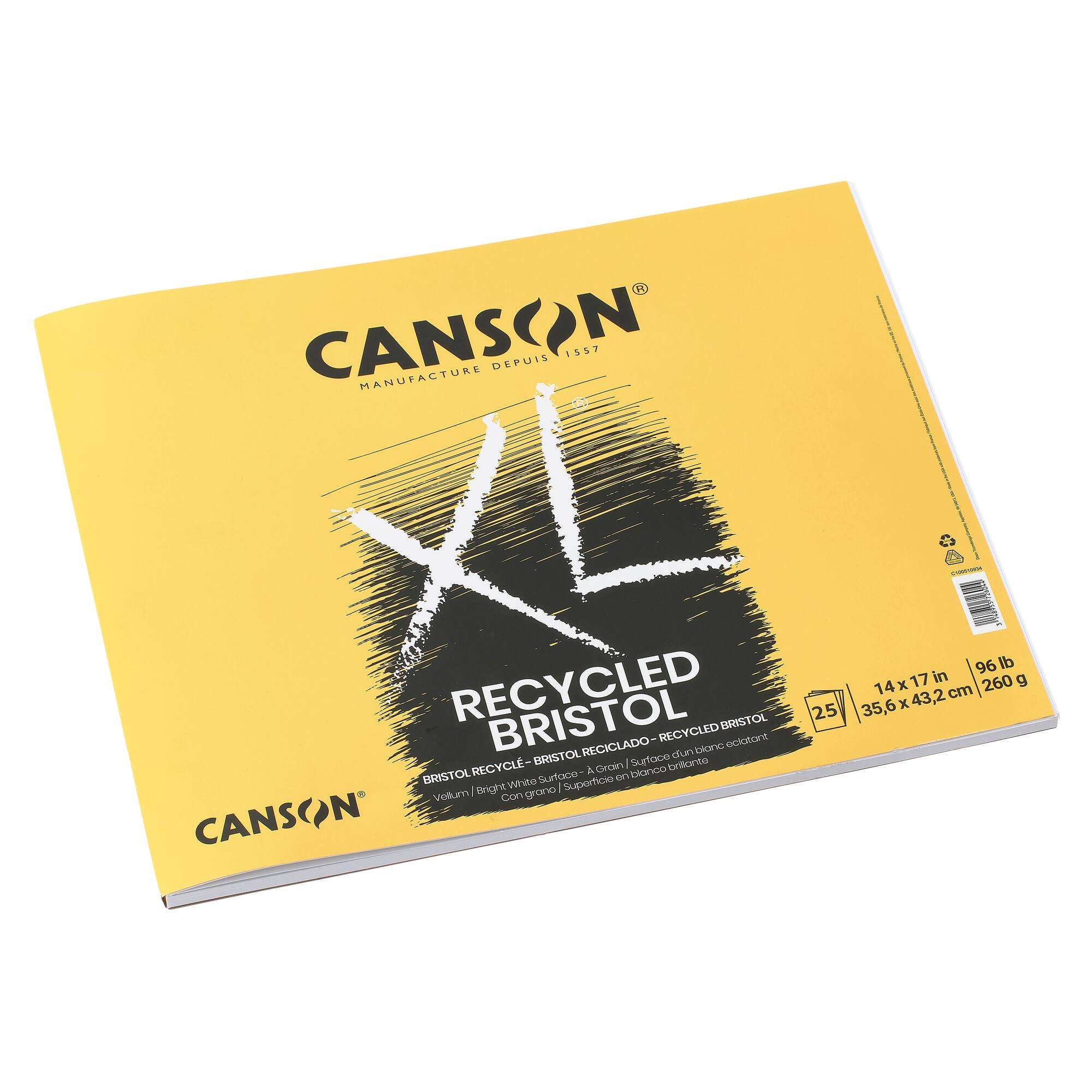 12 Pack: Canson® XL® Recycled Bristol Pad